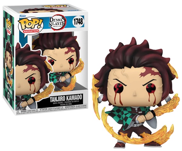 Funko Pop: Demon Slayer Tanjiro Kamado  Sun Breathing   1748 Vinyl Figure 10cm