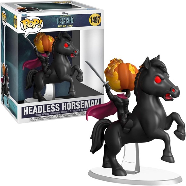 Funko Pop: Disney Sleepy Hollow Headless Horseman 1497 Rides Deluxe Vinyl Figure 9cm
