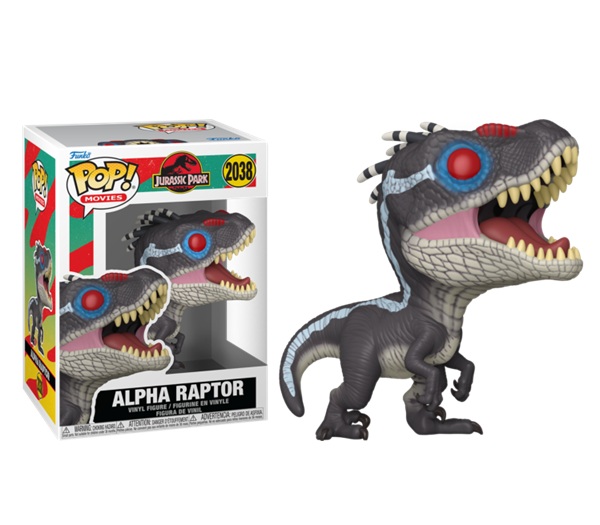 Funko Pop: Jurassic Park Alpha Raptor 2038 Movies Vinyl Figure 9cm