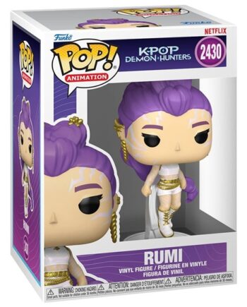 Funko Pop: Kpop Demon Hunters Rumi  Golden Outfit   2430 Animation Vinyl Figure 9cm