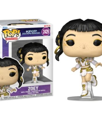 Funko Pop: Kpop Demon Hunters Zoey  Golden Outfit   2429 Animation Vinyl Figure 9cm