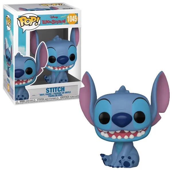 Funko Pop: Lilo   Stitch Stitch  Smiling Seated   1045 Vinyl Figure 9cm