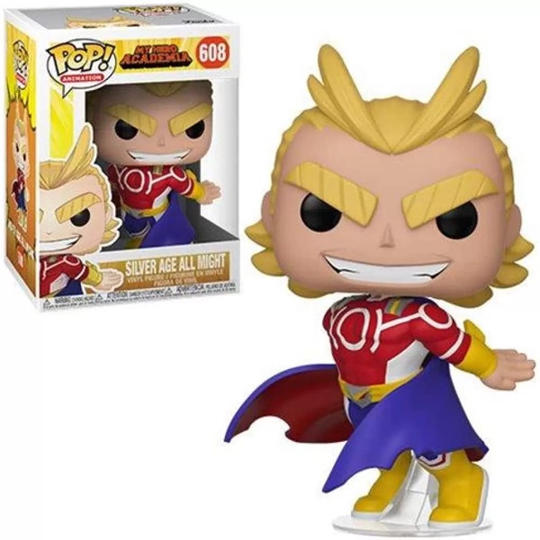 Funko Pop: My Hero Academia Silver Age All Might  608 Figure 9cm