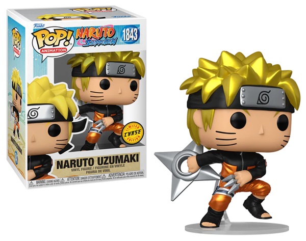 Funko Pop: Naruto Shippuden Naruto Uzumaki  Chase Ver   1843 Vinyl Figure 9cm
