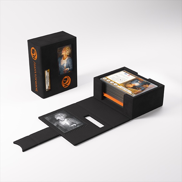 Gamegenic Deck Box: Arkham Horror: The Card Game: Deck Tome New Edition : Orange Seeker
