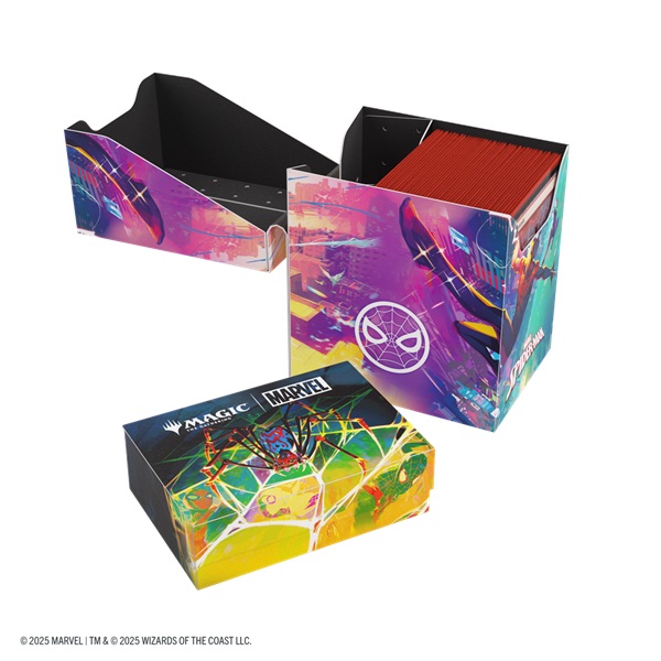 Gamegenic Deck Box: Magic: The Gathering Marvel Spider-man Soft Crate 80 Spider-man Spider-gwen