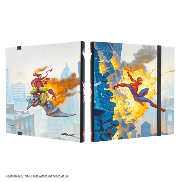 Gamegenic Mappe: Magic: The Gathering Marvel Spider-man Album 24-pocket Holder 480 Kort Spider-man Green Goblin