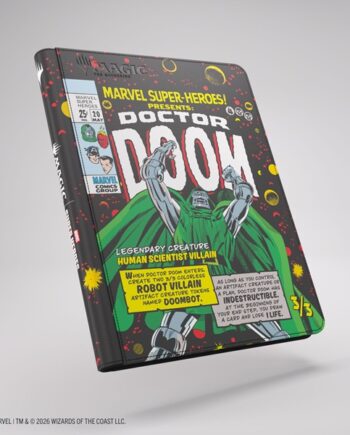 Gamegenic Mappe: Magic: The Gathering Marvel Super Heroes Zip-up Album 18-pocket  Holder 360 Kort  Doctor Doom Spider-man