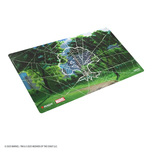 Gamegenic Spillem 195 165 Tte: Magic: The Gathering Marvel Spider-man Shiny Playmat Spider-man Forest