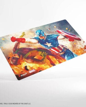 Gamegenic Spillem 195 165 Tte: Magic: The Gathering Marvel Super Heroes Prime Playmat Captain America  Super-soldier
