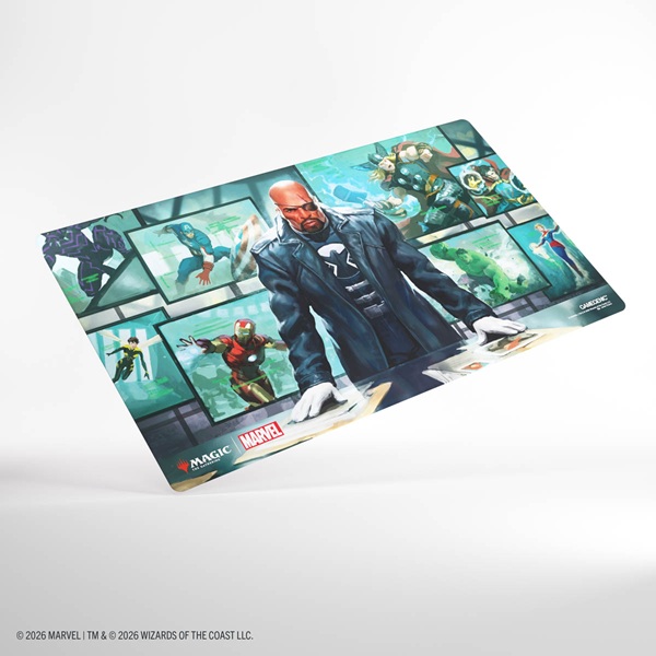 Gamegenic Spillem 195 165 Tte: Magic: The Gathering Marvel Super Heroes Prime Playmat Director Nick Fury