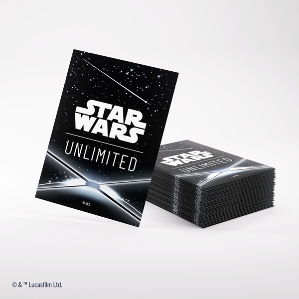 Gamegenic Star Wars: Unlimited Premium Art Sleeves Card Back Black 60 Kortlommer