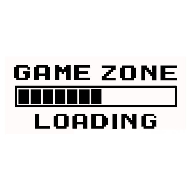 Gamer Wallsticker Game Zone Loading 22x57cm
