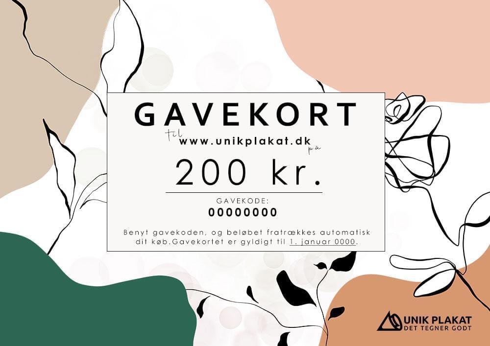 Gavekort På 200 Kr  Print Selv