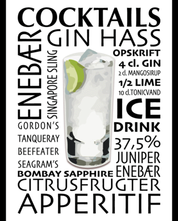 Gin Plakat