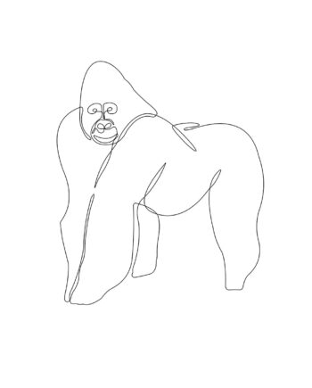 Gorilla Af Pluma Posters