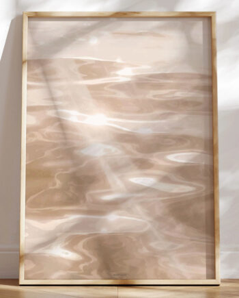 Grafisk Plakat Golden Surface
