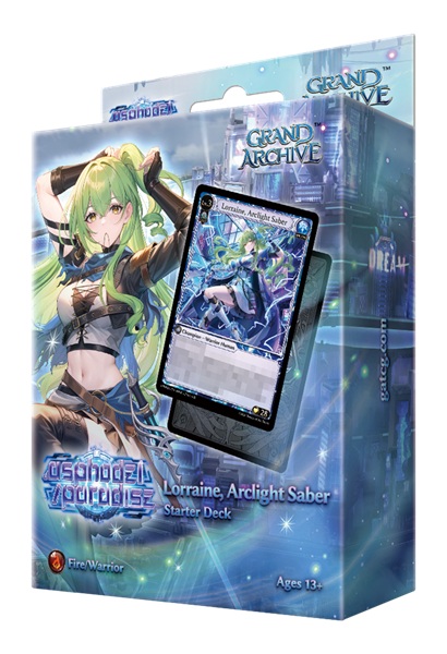 Grand Archive Tcg: Asphodel Paradise Starter Deck: Lorraine Arclight Saber