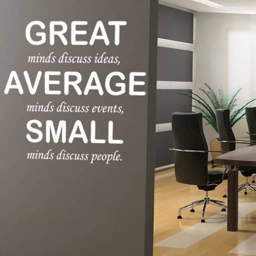 Great Minds Wallsticker