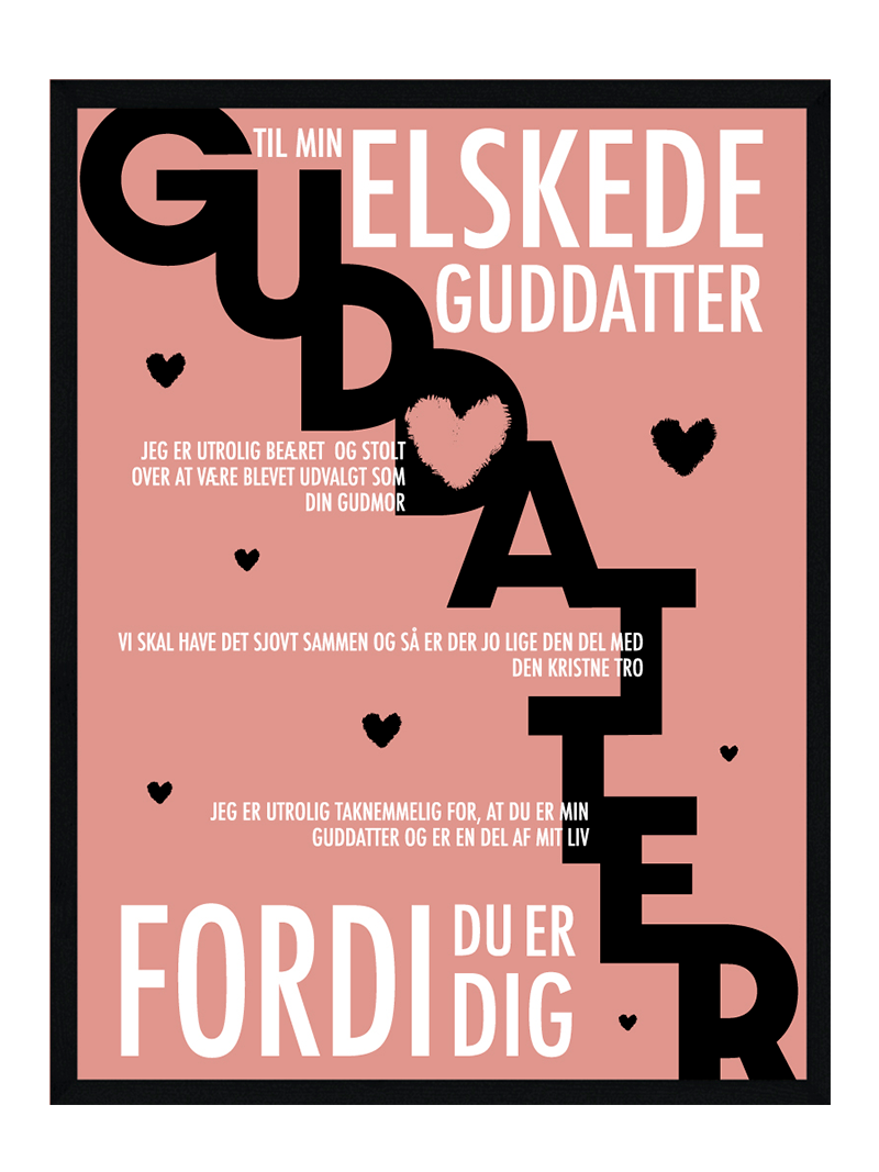 Guddatter Plakat Personlig Plakat