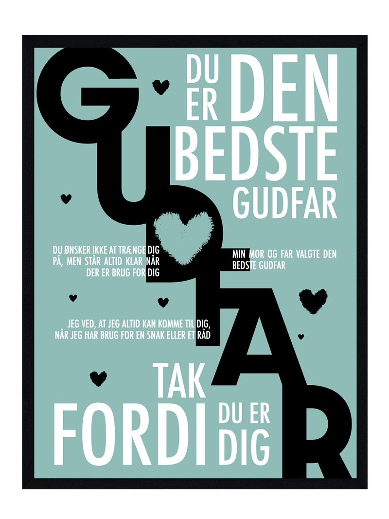 Gudfar Plakat Personlig Plakat
