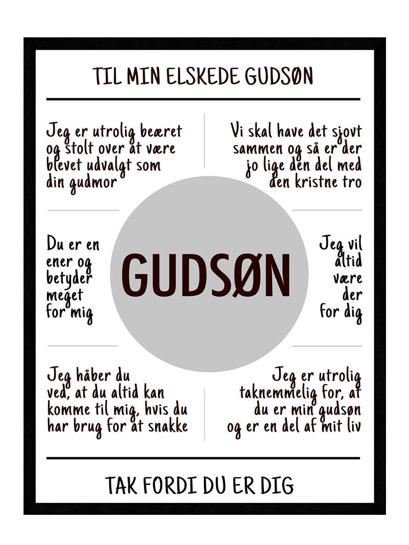 Gudsøn Plakat