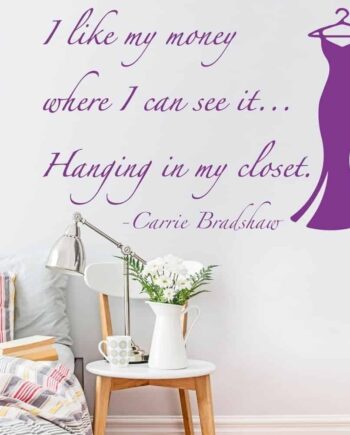 Hanging In Closet Wallsticker