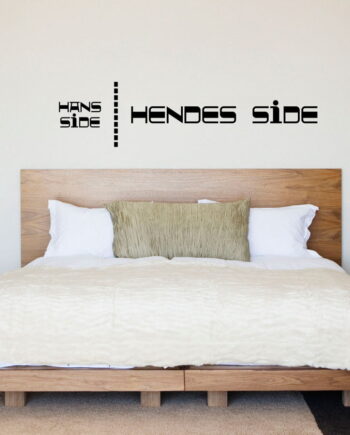 Hans Side Wallsticker