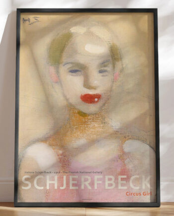 Helene Schjerfbeck Circus Girl Plakat