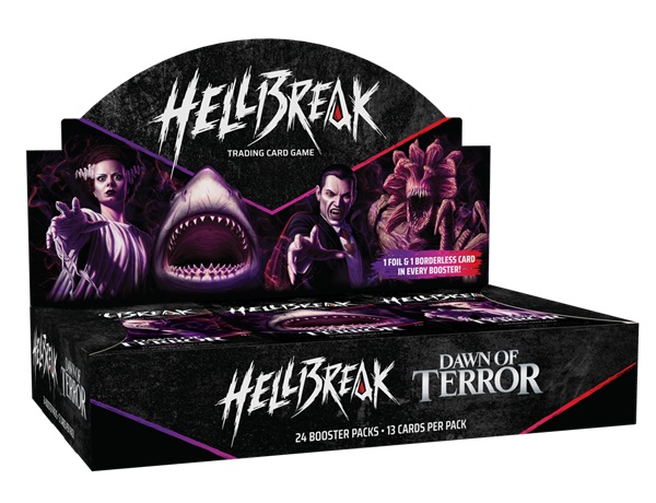 Hellbreak Tcg: Dawn Of Terror Booster Display Box Med 24 Pakker