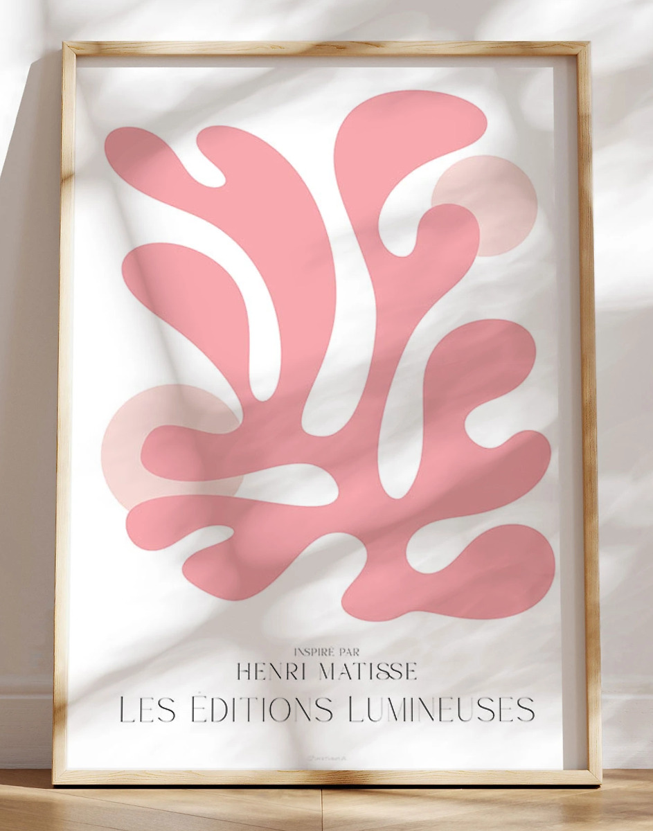 Henri Matisse Inspireret Plakat Les éditions Lumineuses