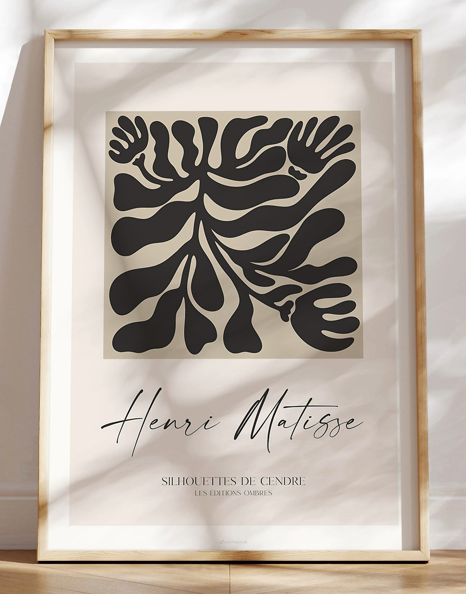 Henri Matisse Kunstplakat Silhouettes De Cendre