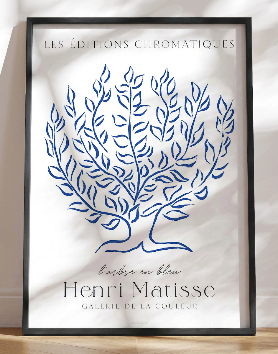 Henri Matisse Plakat   Abre En Bleu