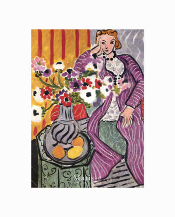Henri Matisse Plakat  Robe Violette Et Anémones