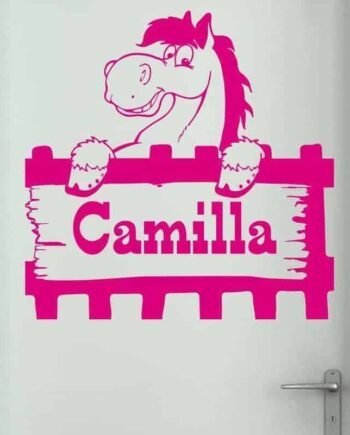 Hest Med Navn Wallsticker