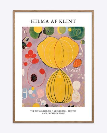Hilma Af Klint The Ten Largest Adulthood No7