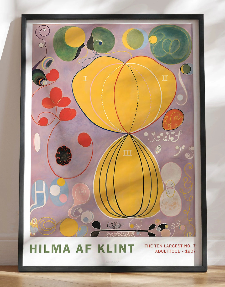Hilma Af Klint The Ten Largest No    Adulthood