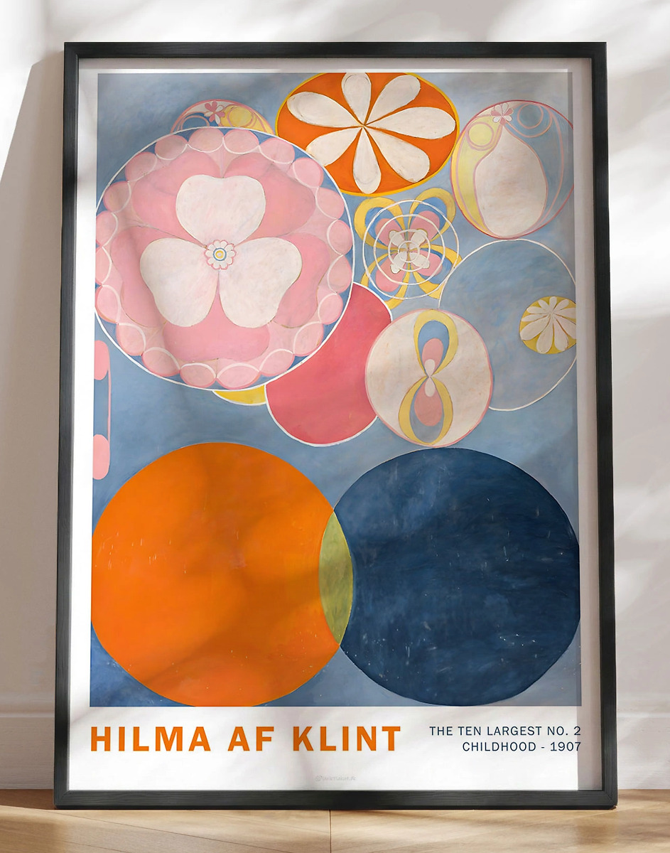 Hilma Af Klint The Ten Largest No    Childhood