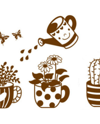 Hyggelig Og Sød Vandkande Wallsticker
