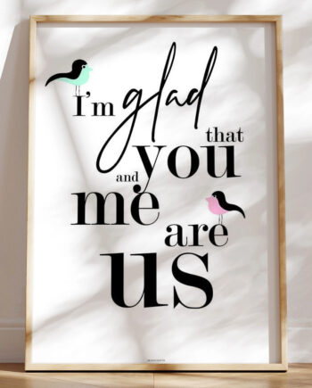 Glad Birds Plakat