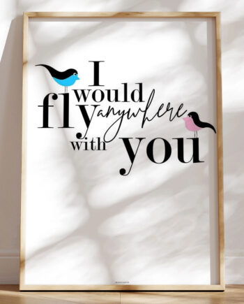 Would Fly Birds Plakat