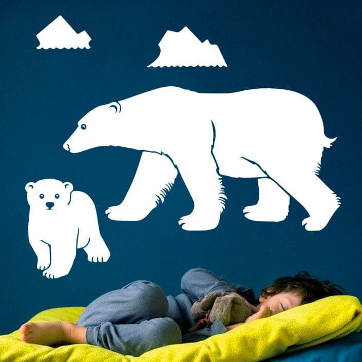 Isbjørne Wallsticker