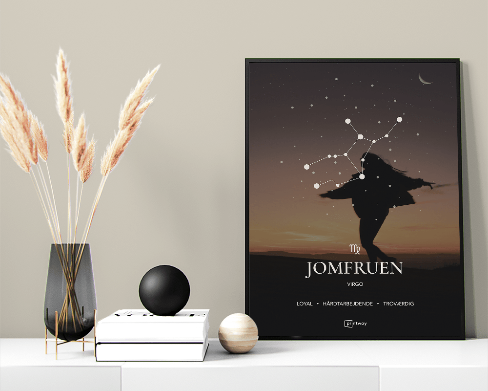Jomfruen Stjernetegn Plakat Motiv 70 100 Cm  B1
