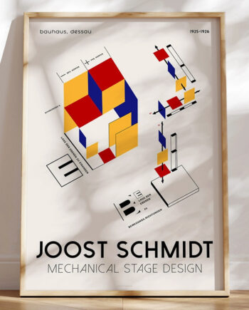 Joost Schmidt Plakat Mechanical Stage Design