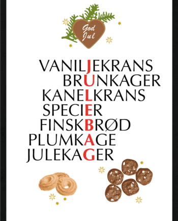 Julebag Citat Juleplakat