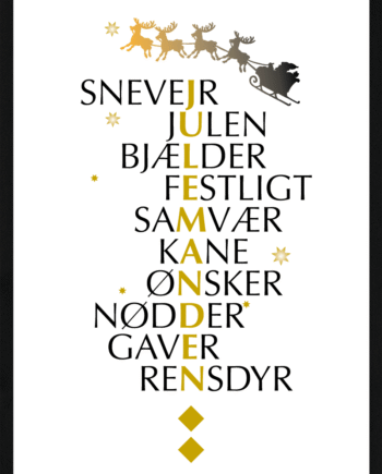 Julemanden Citat Juleplakat