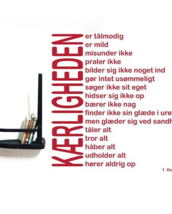 Kærlighedens Højsang Wallsticker