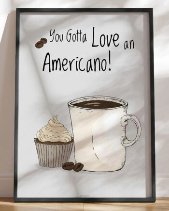 Kaffeplakat Americano