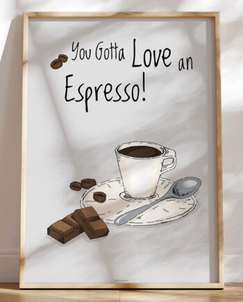 Kaffeplakat Espresso