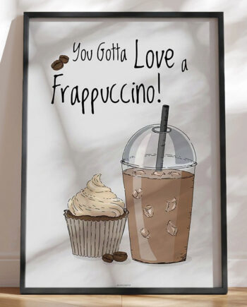 Kaffeplakat Frappe